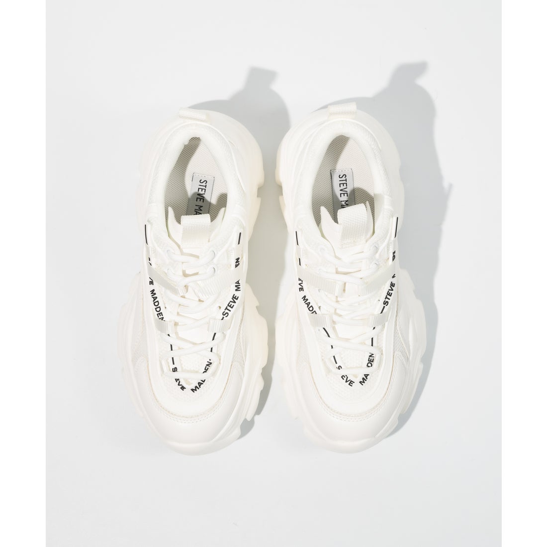 スティーブ マデン STEVE MADDEN 厚底ボリュームスニーカー （ホワイト