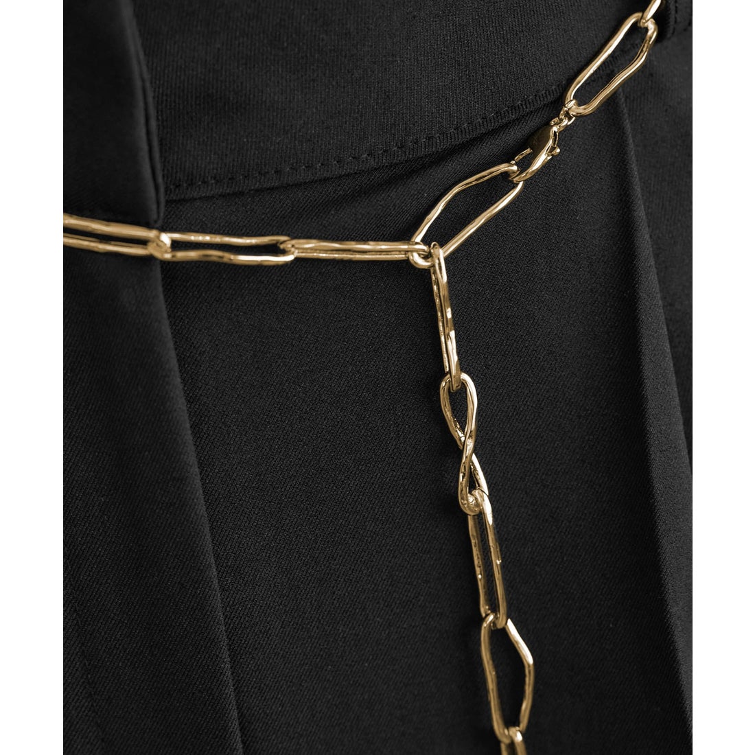 スタイルデリ STYLE DELI unevenチェーンベルト （ゴールド） -靴