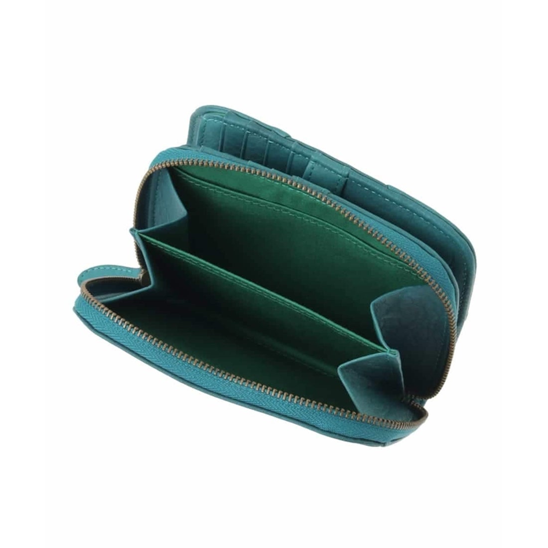 シビラ Sybilla ノットデザイン二つ折りウォレット （グリーン） -靴