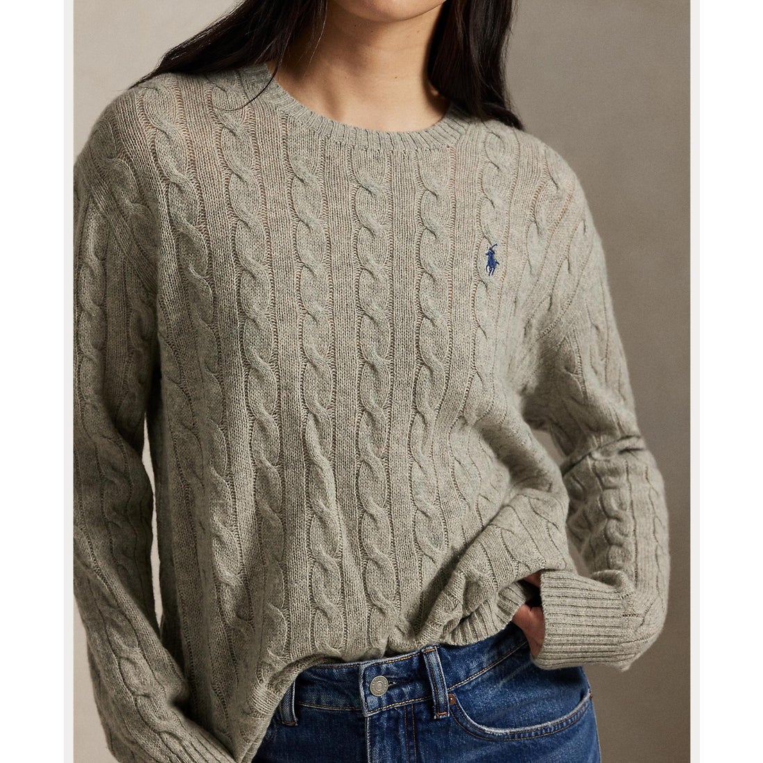 ポロ ラルフ ローレン POLO RALPH LAUREN ケーブル ウールカシミヤ