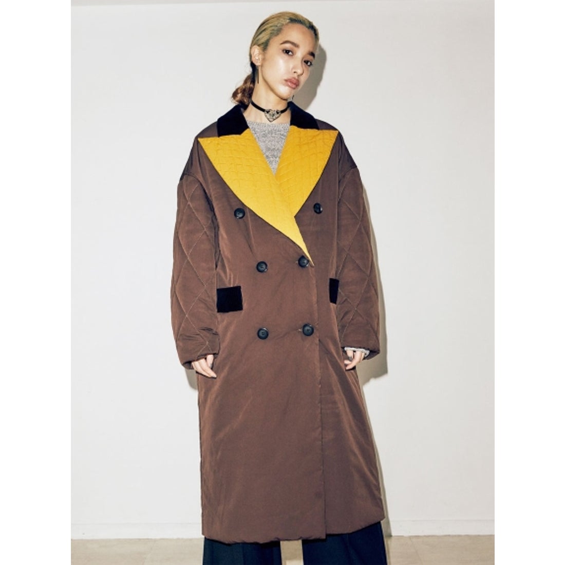 PAMEO POSE Comforter Coat （ブラウン） -ファッション通販 FASHION