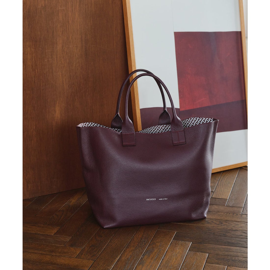 イアクッチ IACUCCI オペラ L CERVO/STAMPA INTERNA （burgundy