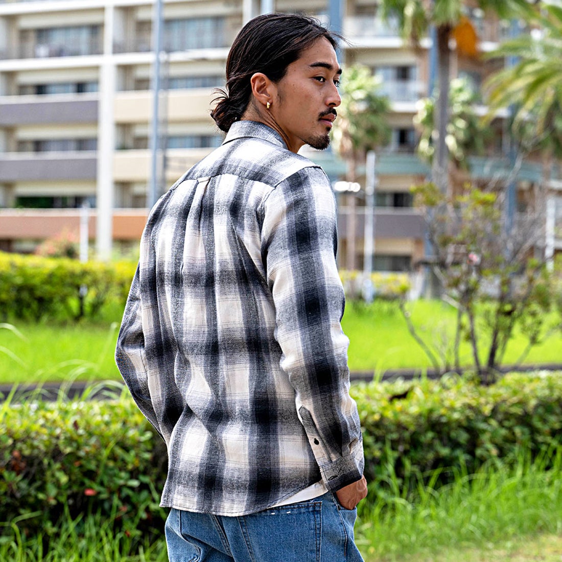 シルバーバレットセレクト SB Select SB select T/Cネルチェックシャツ