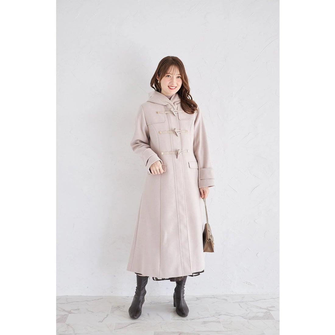 トッコクローゼット tocco closet 取り外し可能なファー付きフィット