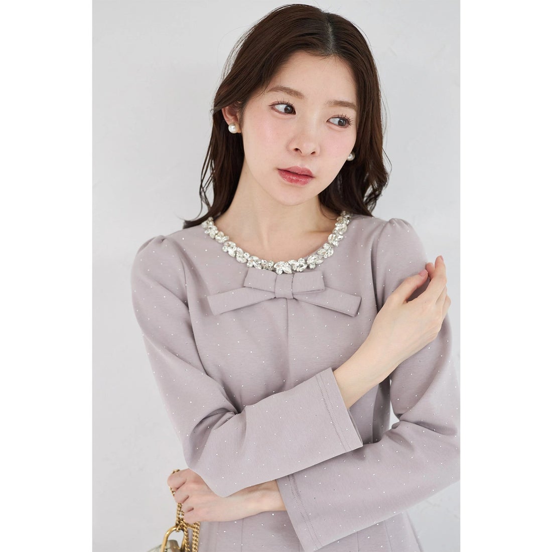 トッコクローゼット tocco closet きらきらストーン×ビジュー付き