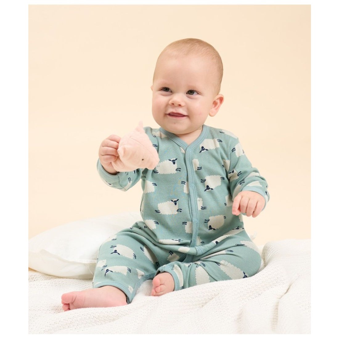 プチバトー PETIT BATEAU 足なしロンパース【返品不可商品】 （ライト