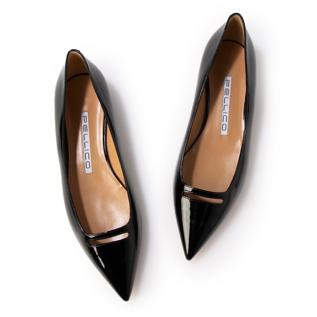 ペリーコ PELLICO ANIMA ANELLI フラットパンプス （BLACK） -靴