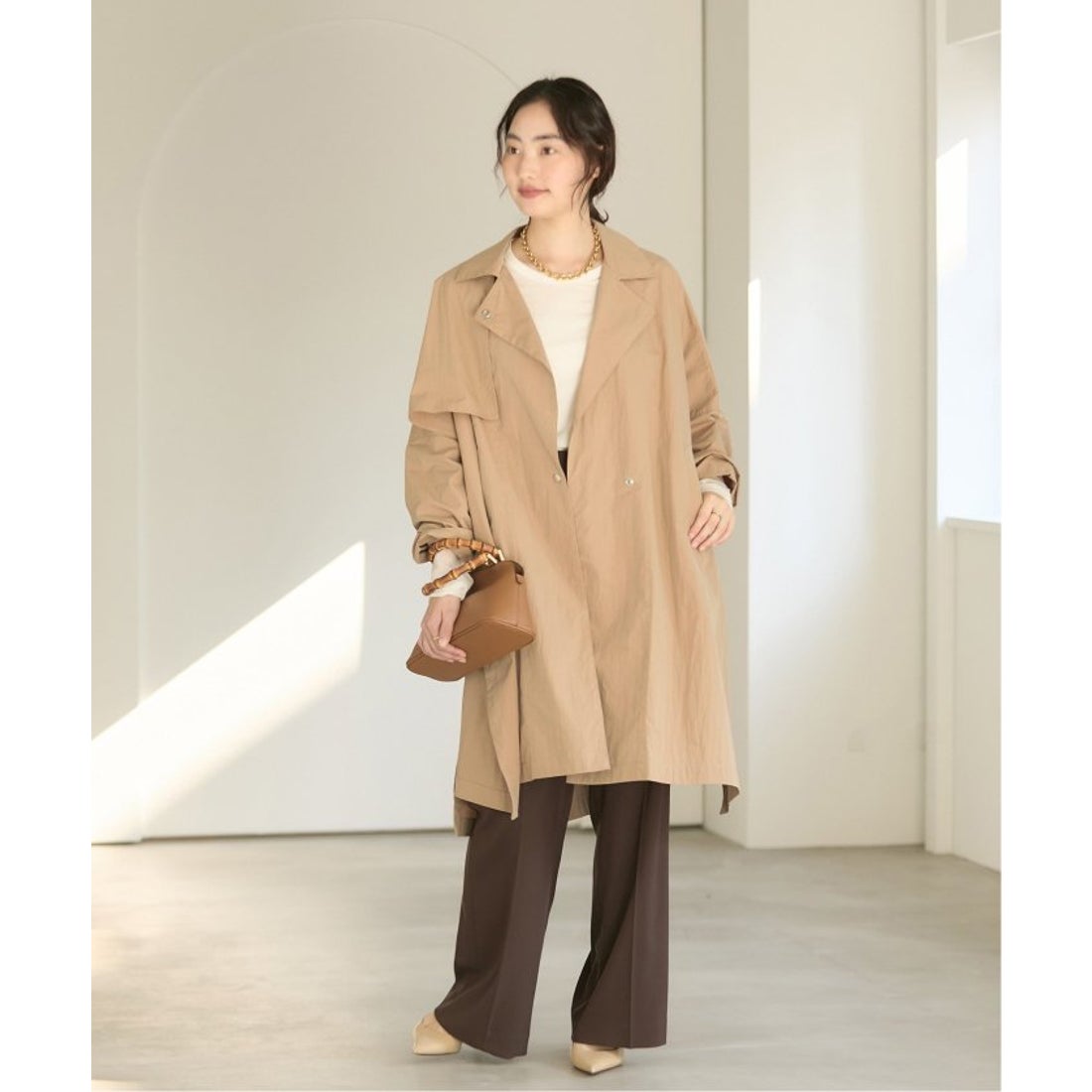 プラージュ Plage 《追加》テントコート （キャメル） - ファッション