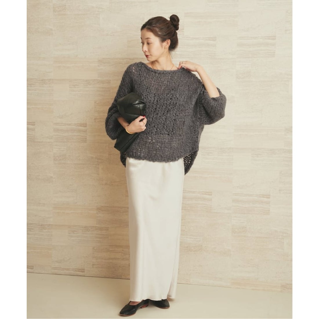 プラージュ Plage 《追加》HAND KNIT ジャンボタム プルオーバー