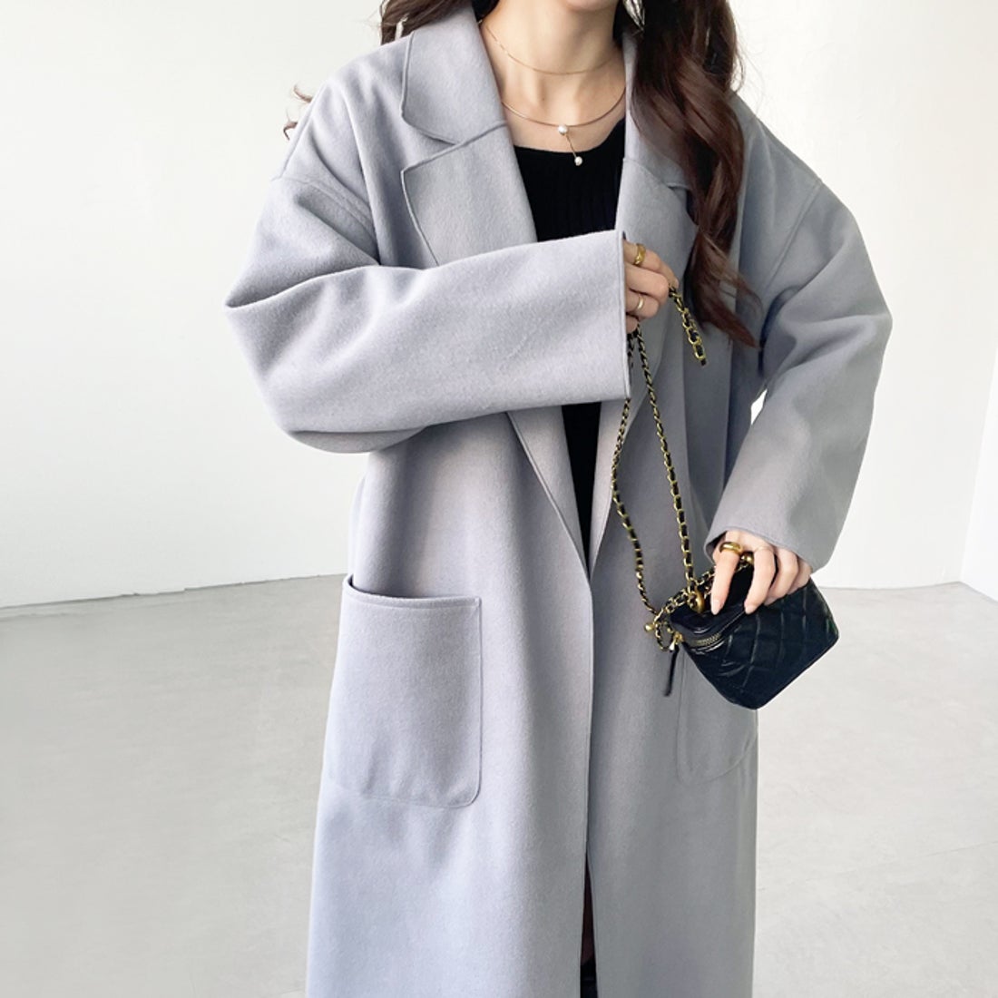 ジーラ GeeRA オーバーサイズチェスターコート （ベージュ