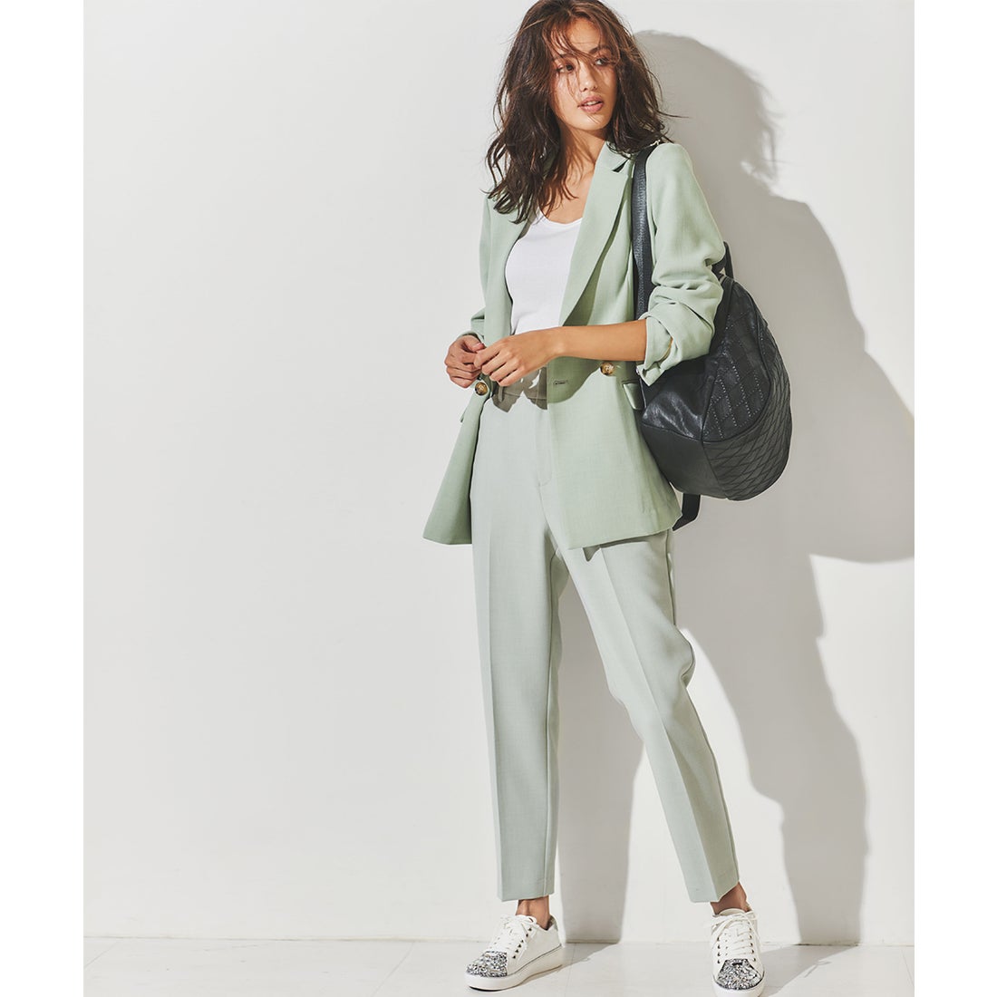 ラナン RANAN 【セットアップ対応】ダブルテーラードジャケット