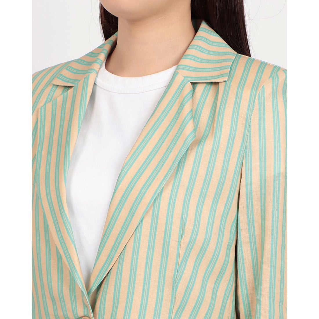 リナシメント RINASCIMENTO ストライプテーラードジャケット （var