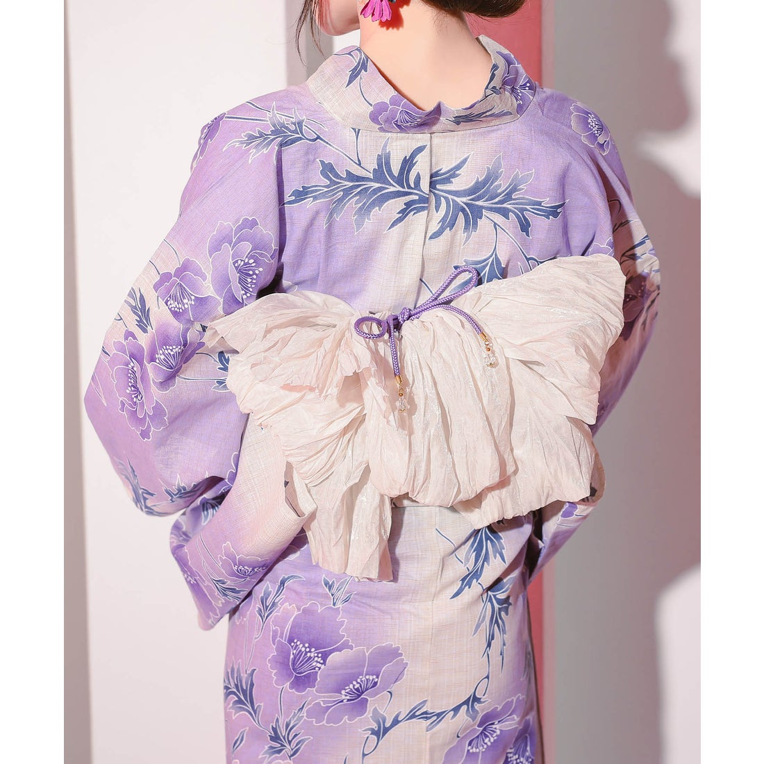 新品 小千谷縮 兵児帯 グラデーション 新品 小千谷縮 兵児帯