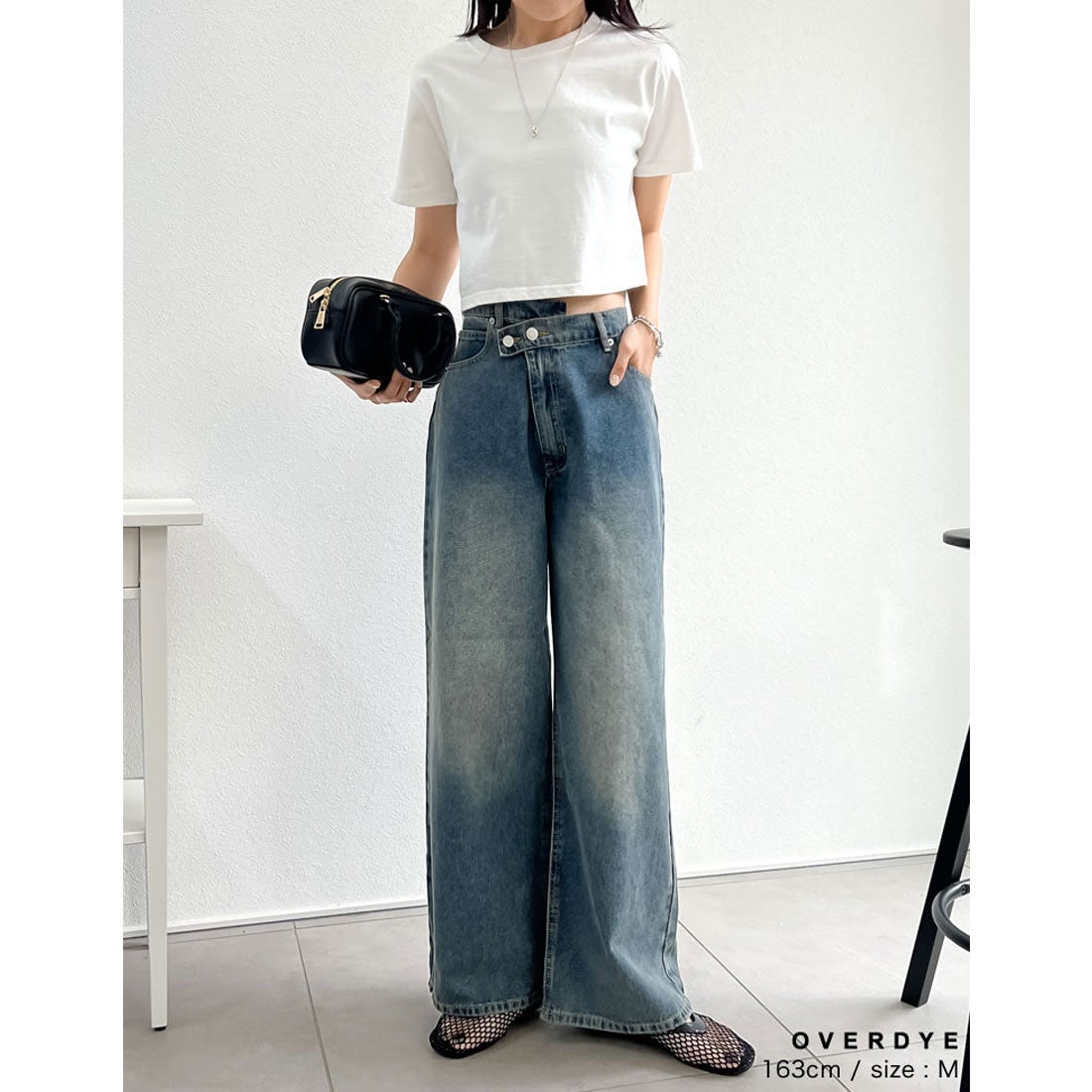 Re:EDIT [辻元舞さん着用][低身長/高身長/大きいサイズ]クロスウエスト