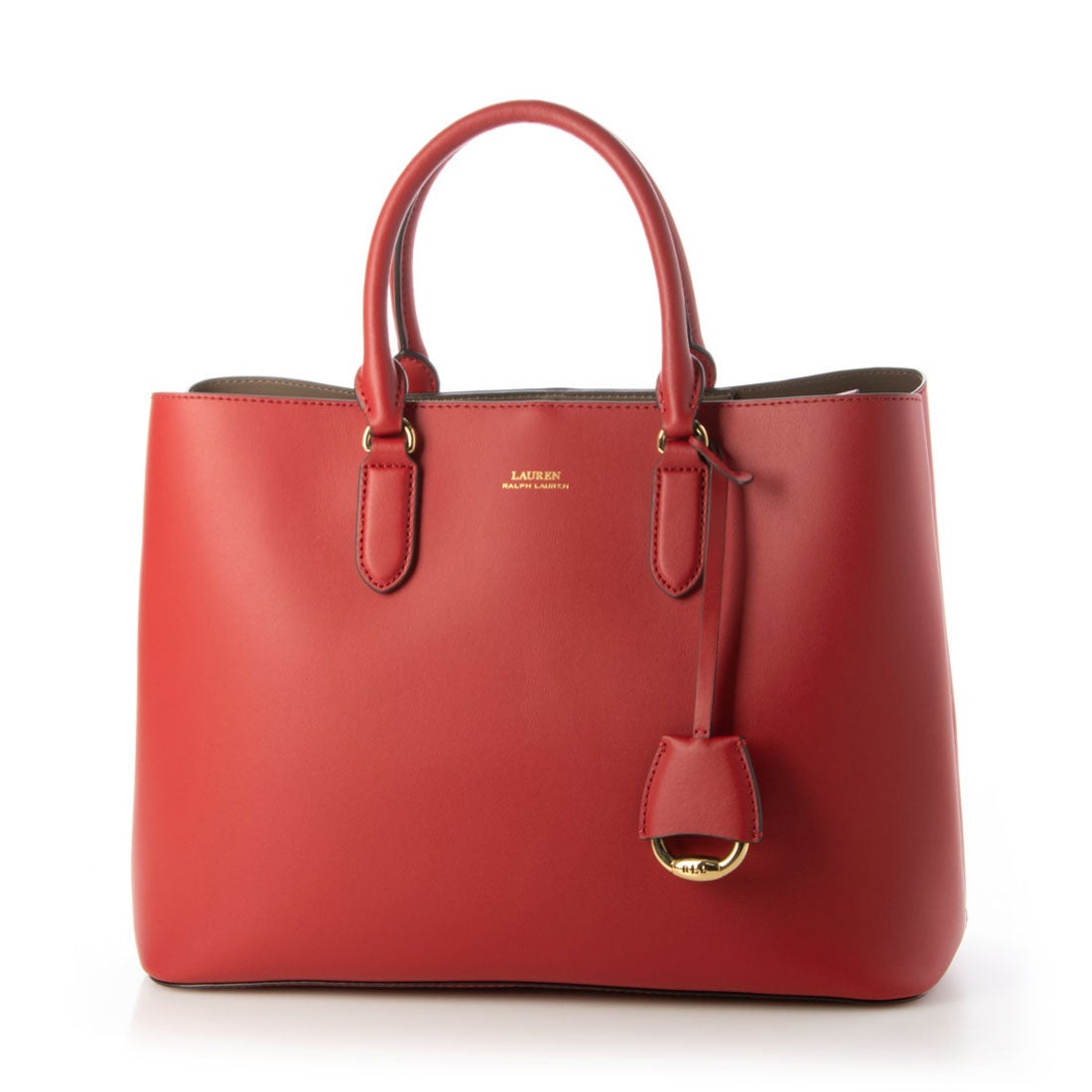 ラルフローレン RALPH LAUREN ☆本革ストラップ付2WAYトートバッグ