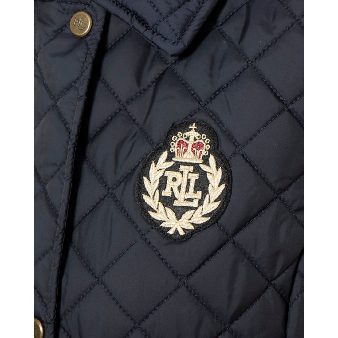 ラルフローレン RALPH LAUREN ☆エンブレム付キルティングベスト