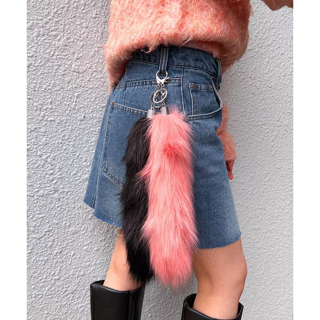 リアルスタイル REAL STYLE しっぽキーホルダー フェイクファー