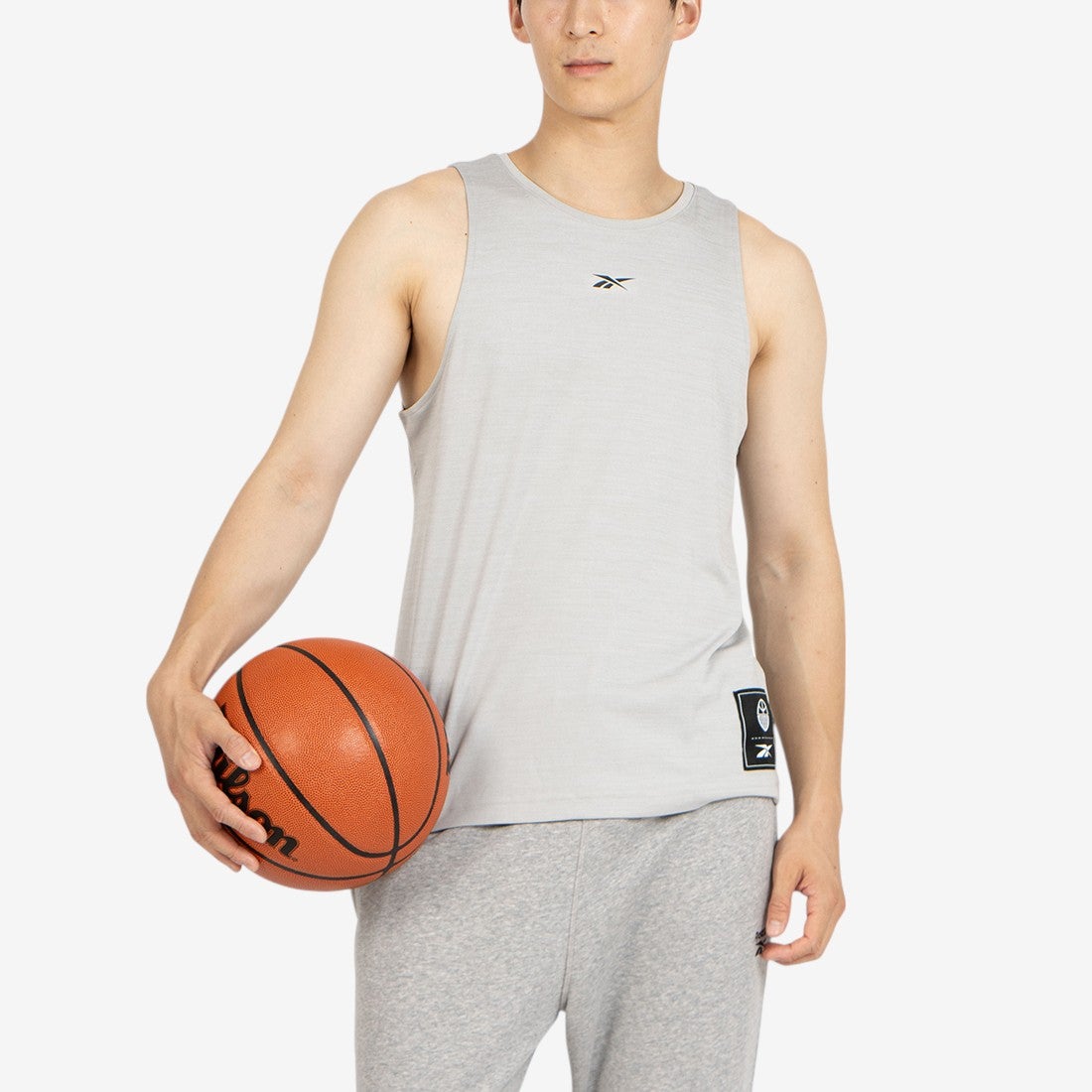 バスケットボール タンクトップ / BB HALF COURT TANK （ライトグレー