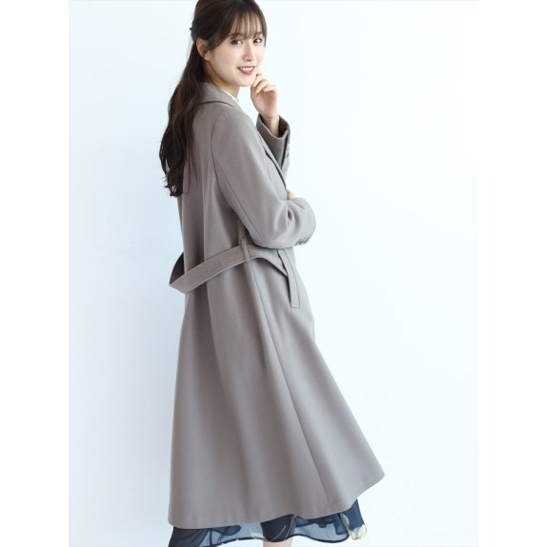 Rirandture ダブル釦コート （モカ） -ファッション通販 FASHION WALKER