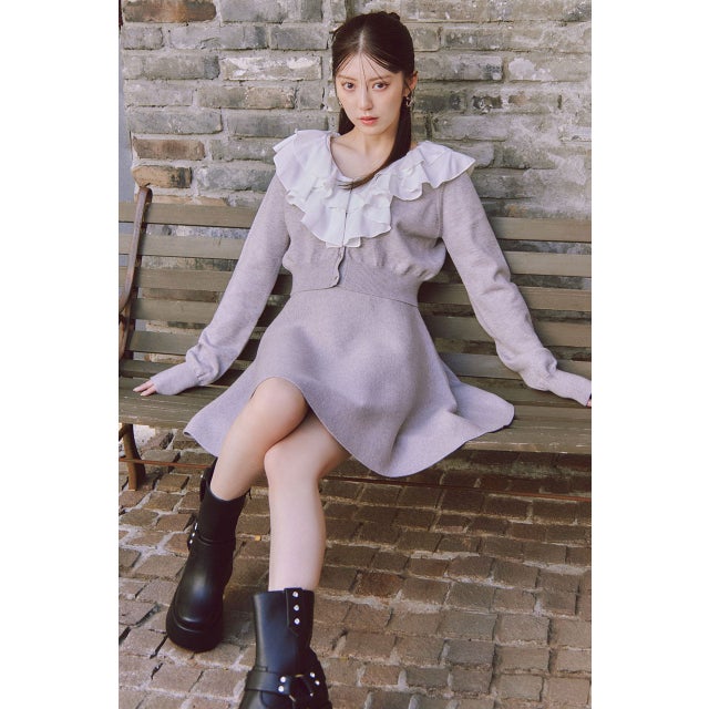 レディース ミニワンピース (グレー / 灰色) - ファッション通販