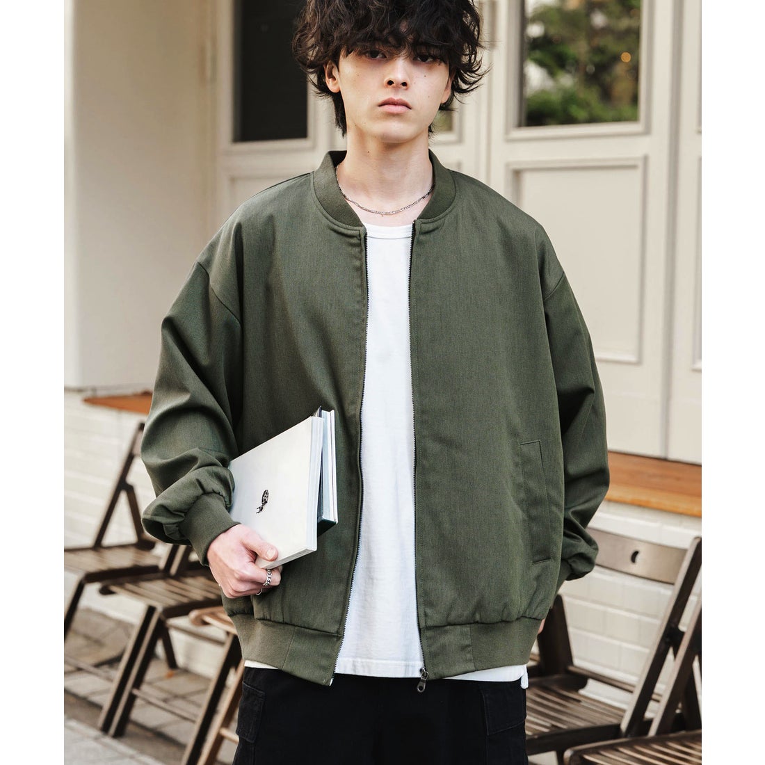 ロッキーモンロー Rocky Monroe MA-1 ブルゾン ショート メンズ