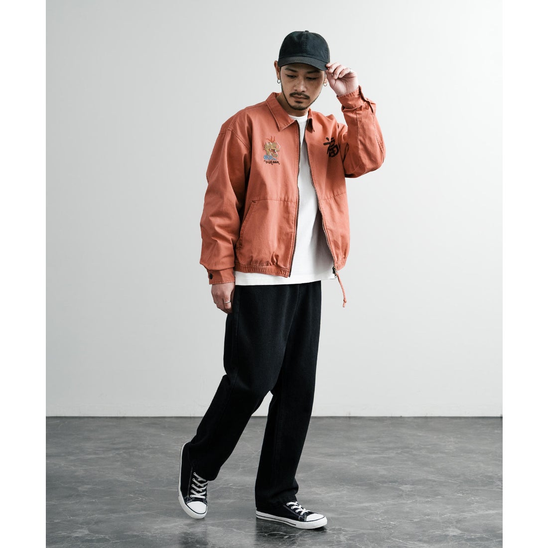 ロッキーモンロー Rocky Monroe スーベニアジャケット ブルゾン 刺繍