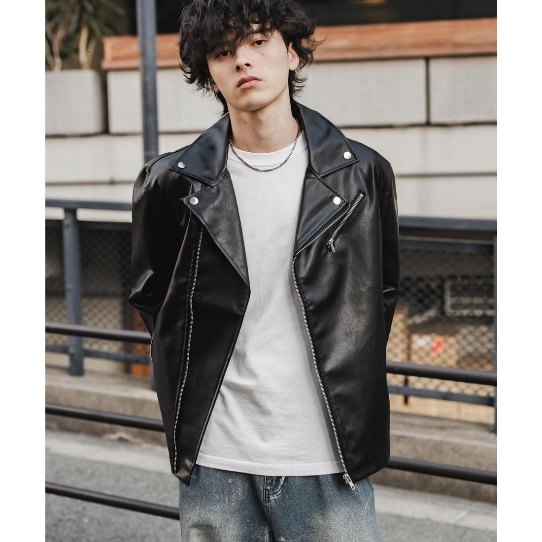 ロッキーモンロー Rocky Monroe レザージャケット ダブルライダース