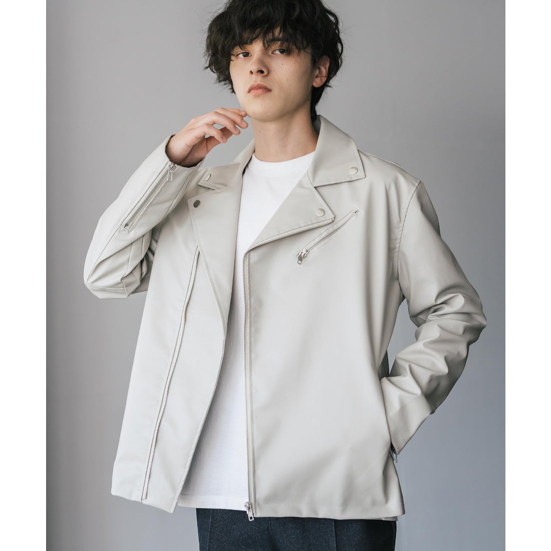 ロッキーモンロー Rocky Monroe レザージャケット ダブルライダース