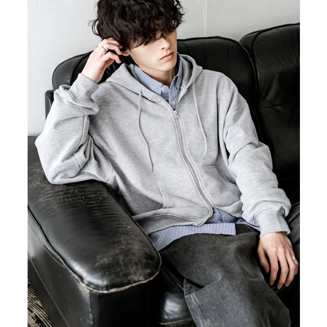 スタイルブロック STYLEBLOCK ボンディング 裏フリース ZIPパーカー