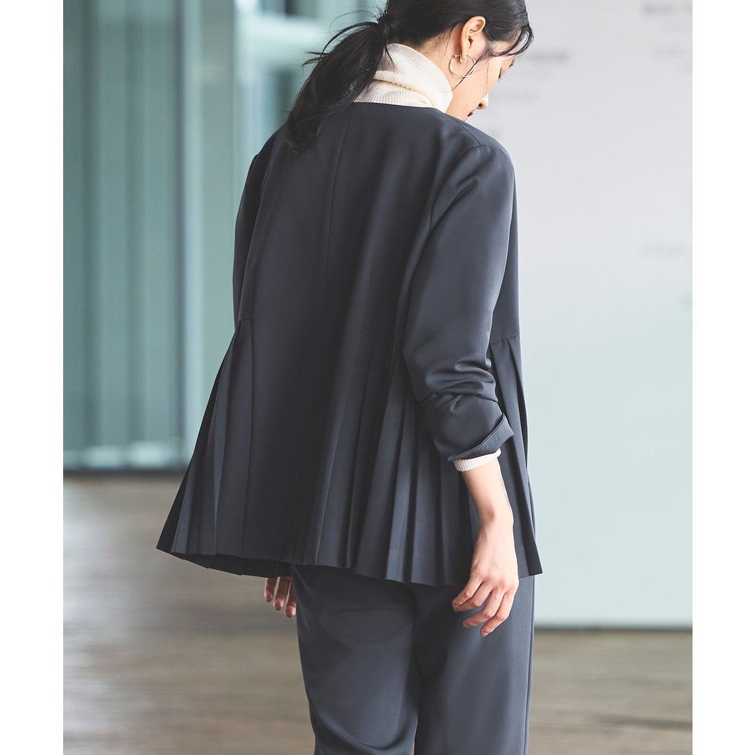 ルイルエブティック RUIRUE BOUTIQUE 2点セット ｜ サイドプリーツ