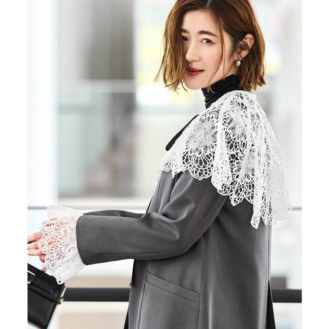 RUIRUE BOUTIQUE ストレッチ ｜ 【3点set】 ドレスアップ・ ジャケット