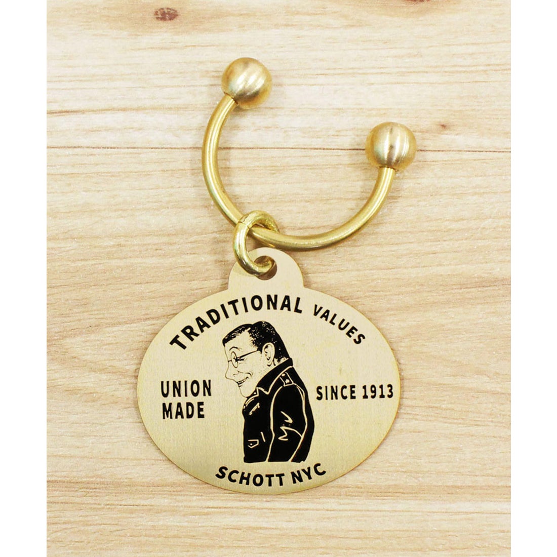 ショット Schott BRASS KEY RING ブラス キーリング キーホルダー 小物