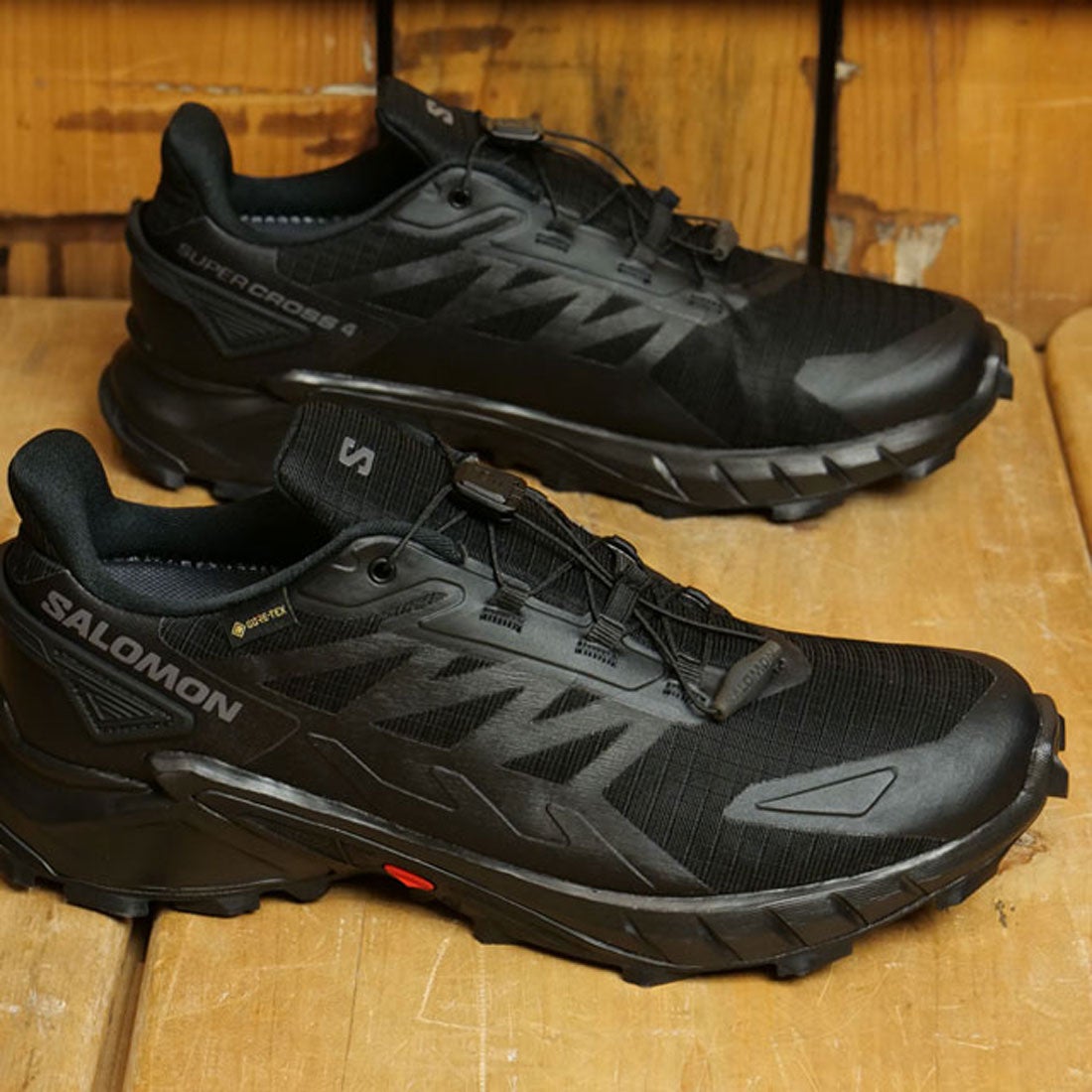 サロモン SALOMON SUPERCROSS 4 GTX BLACK/BLACK/BLACK [L41731600