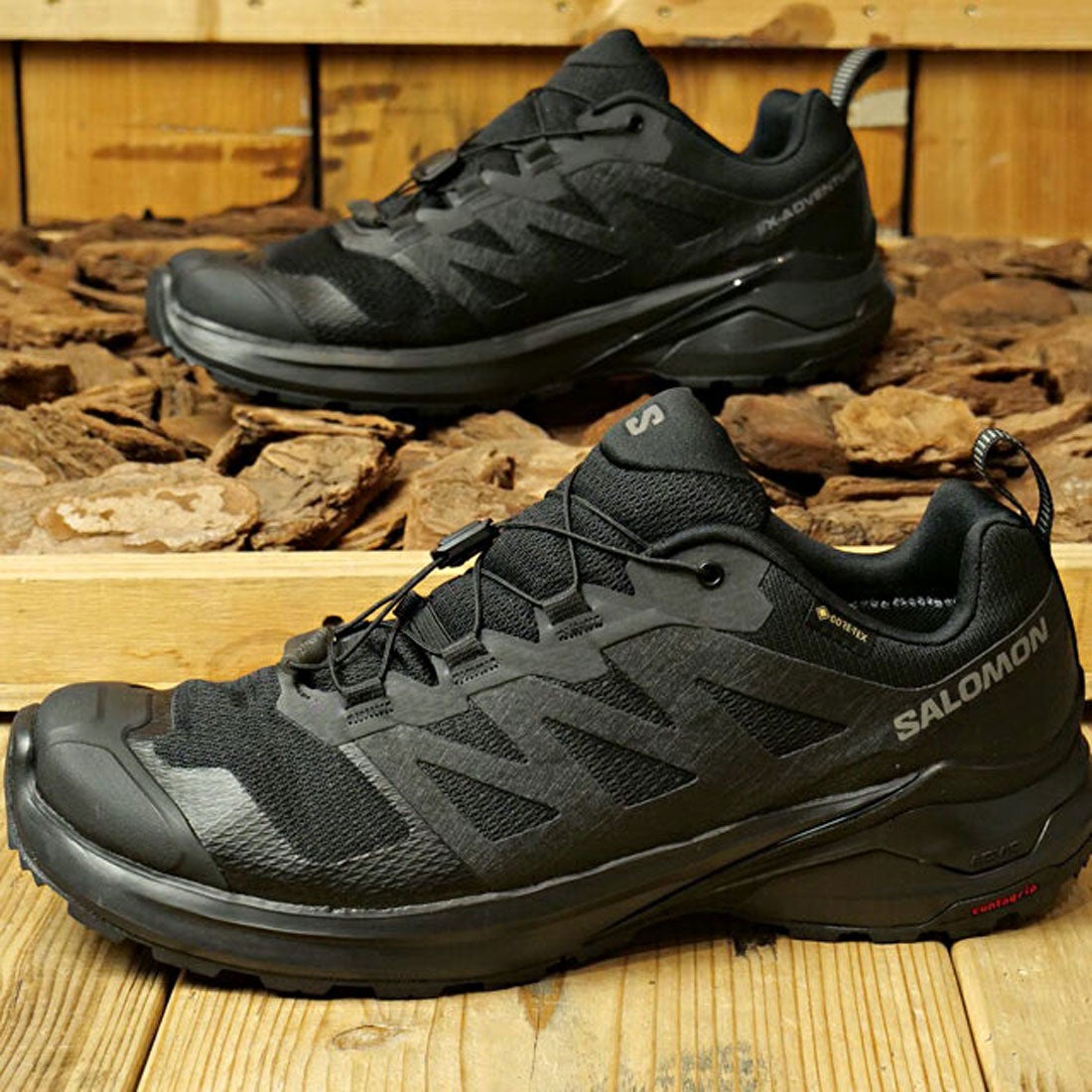 サロモン SALOMON X-ADVENTURE GTX Black/Black/Black [L47321100