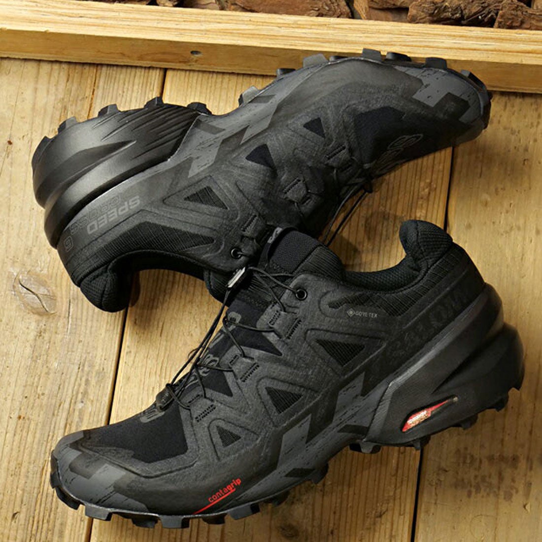 サロモン SALOMON SPEEDCROSS 6 GTX Black/Black/Phantom [L41738600