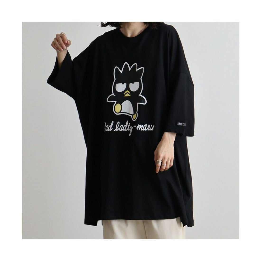 サンリオ Sanrio バッドばつ丸 キング ビッグTシャツ オーバーサイズ