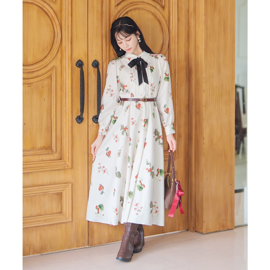 ウィルセレクション WILLSELECTION ウィンターボタニカルリボンタイ