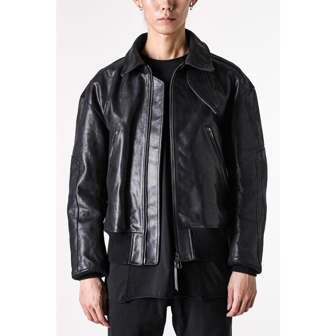 ザ ヴィリディアン The Viridi-anne Leather Jacket （Black