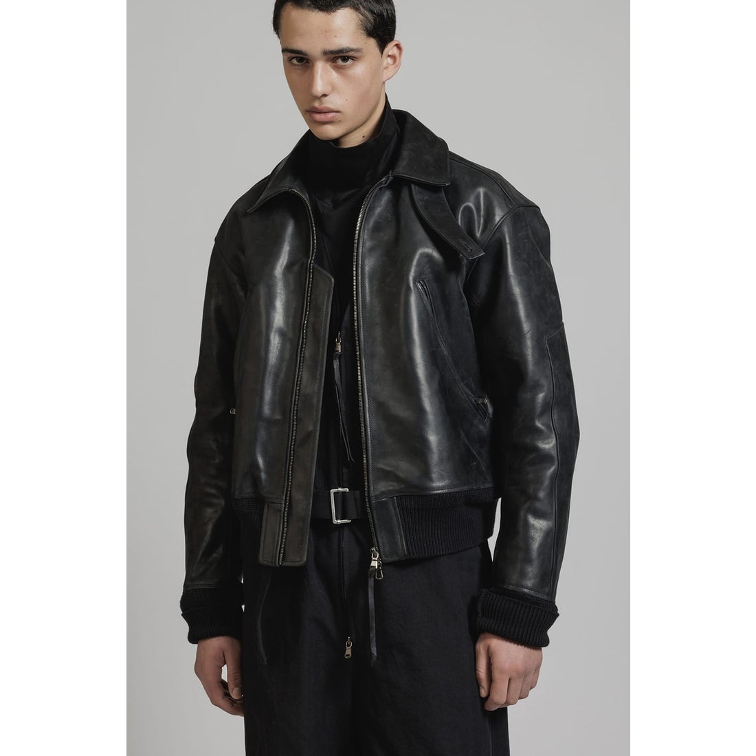 ザ ヴィリディアン The Viridi-anne Leather Jacket （Black