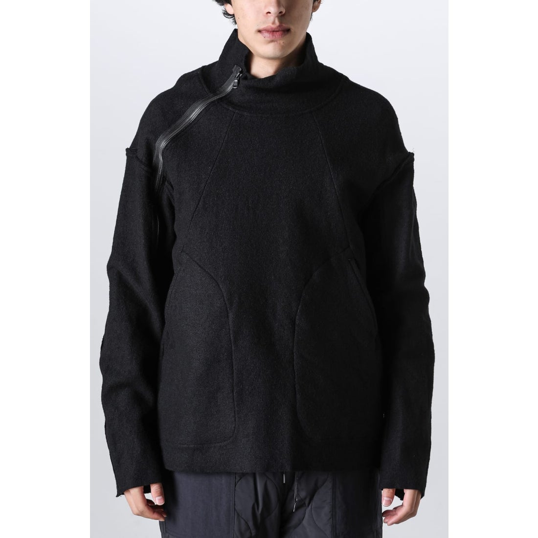 The Viridi-anne Fulling Pullover Jacket （Black） 通販 大阪/京都