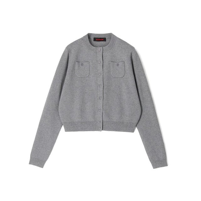 キャバン CABaN CABaN コットンカシミヤ クルーネックカーディガン
