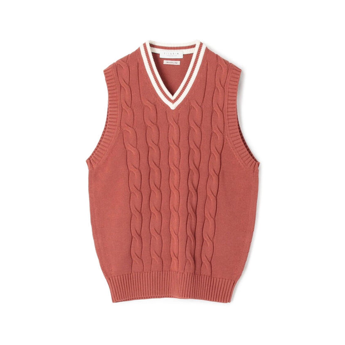 トゥモローランド メンズ TOMORROWLAND MEN コットン Vネックチルデン