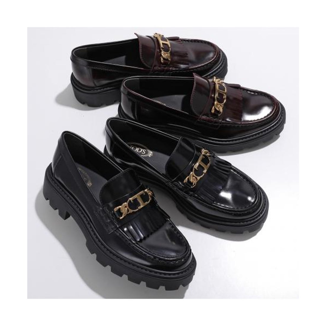 トッズ TOD'S TODS ローファー XXW08J0GF80SHA Tチェーン フリンジ