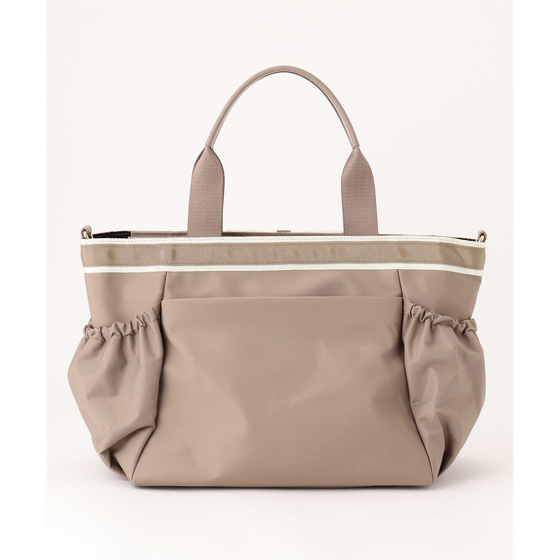 TOCCA DUAL RIBBON NYLON TOTE L トートバッグ L （ネイビー系） -靴