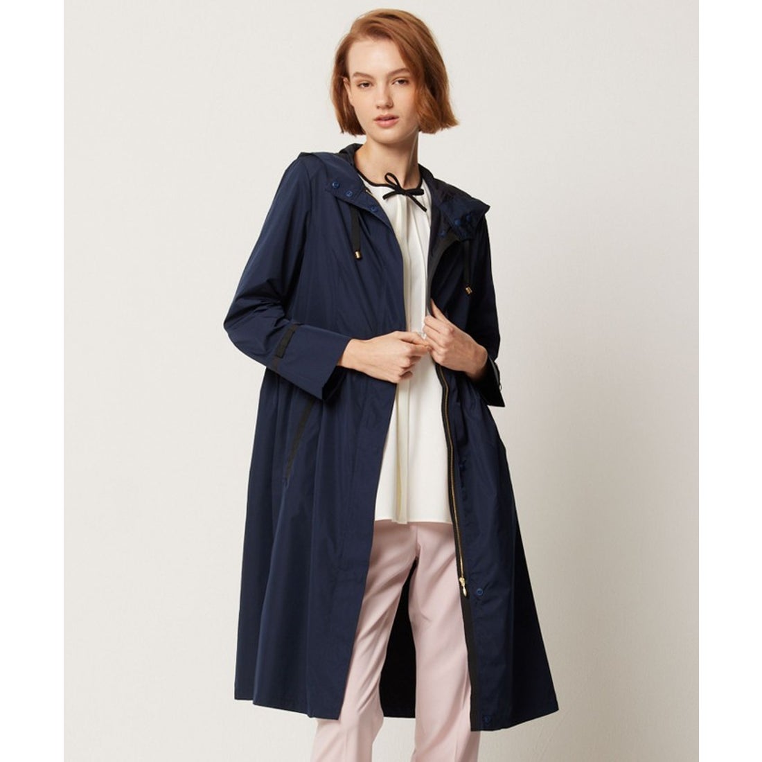 トッカ TOCCA 【撥水＆洗える！】ENVELOPE コート （ブラック系