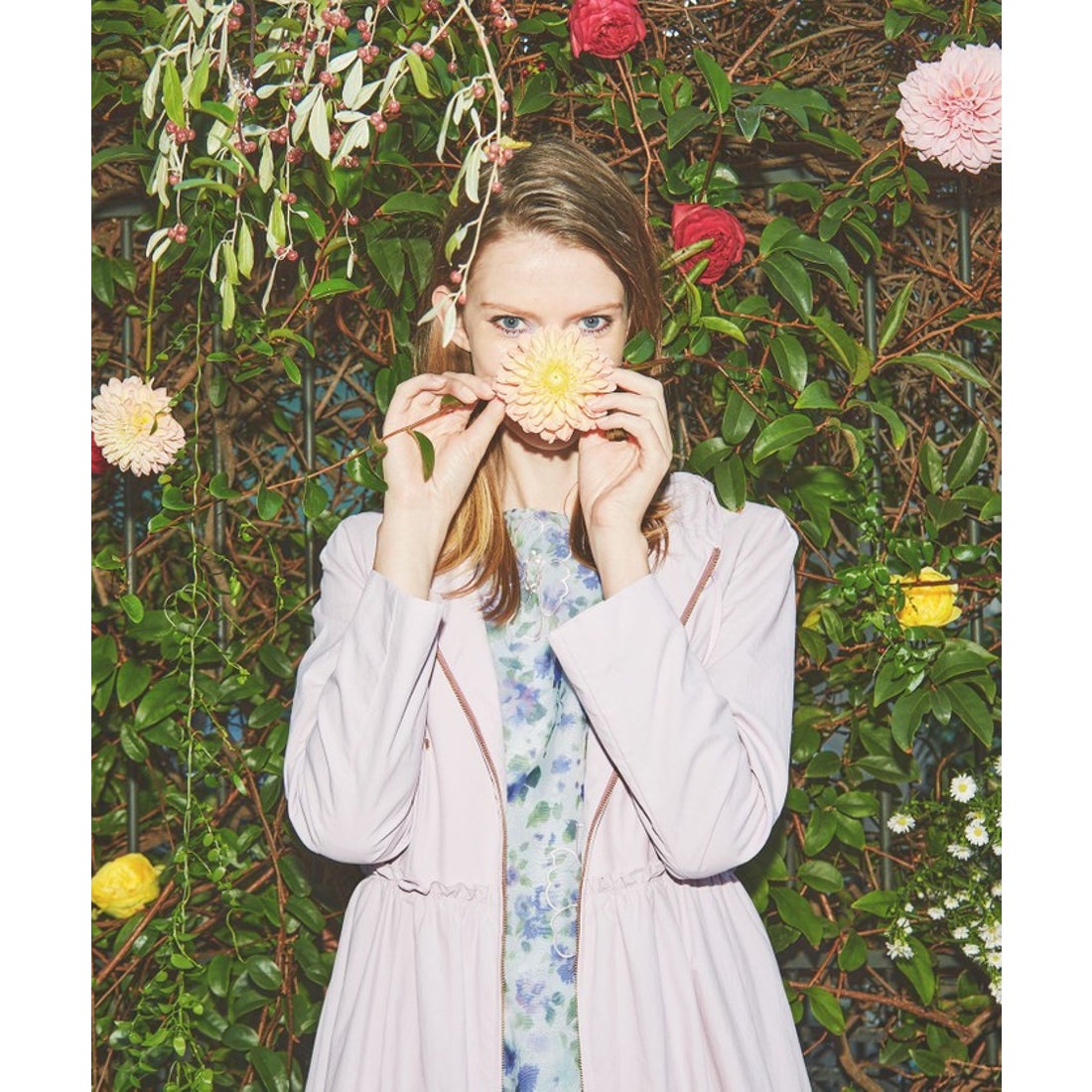 トッカ TOCCA 【消臭＆洗える！】COMING UP ROSES ドレス （ブルー系7