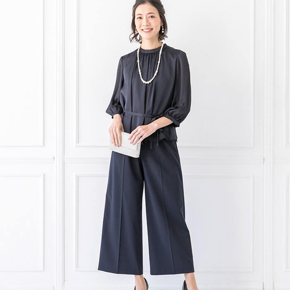 トウキョウソワール 東京ソワール WEB限定商品 ミセス 洗える パンツ