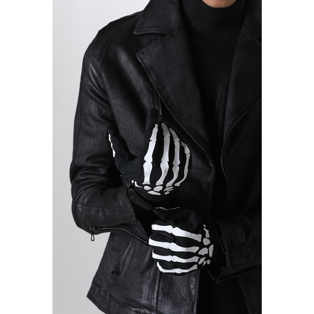 TAKAHIROMIYASHITATheSoloist. cycling glove.24ss design black x