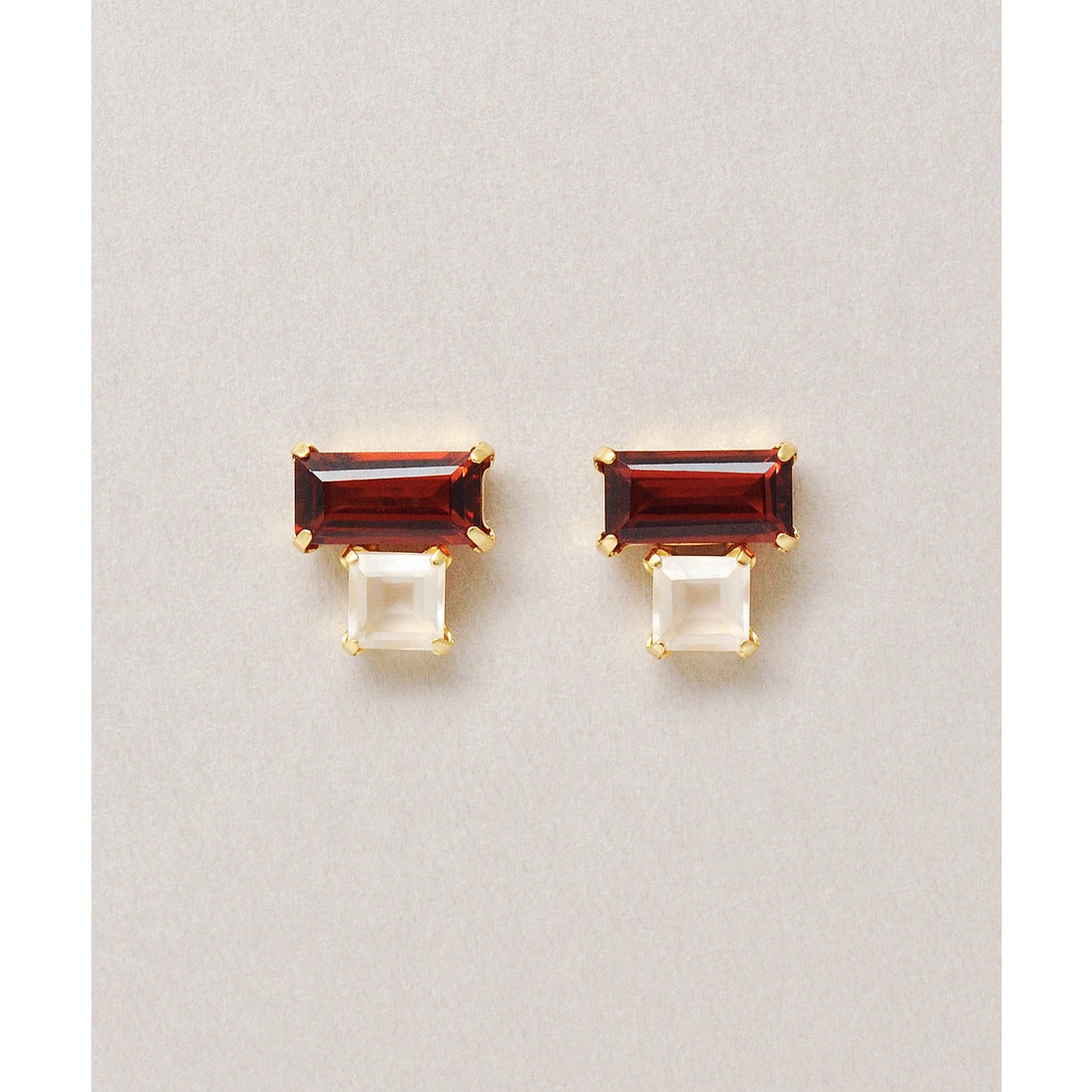 テイクアップ TAKE-UP K18・K10 ガーネット ローズクォーツ ワン