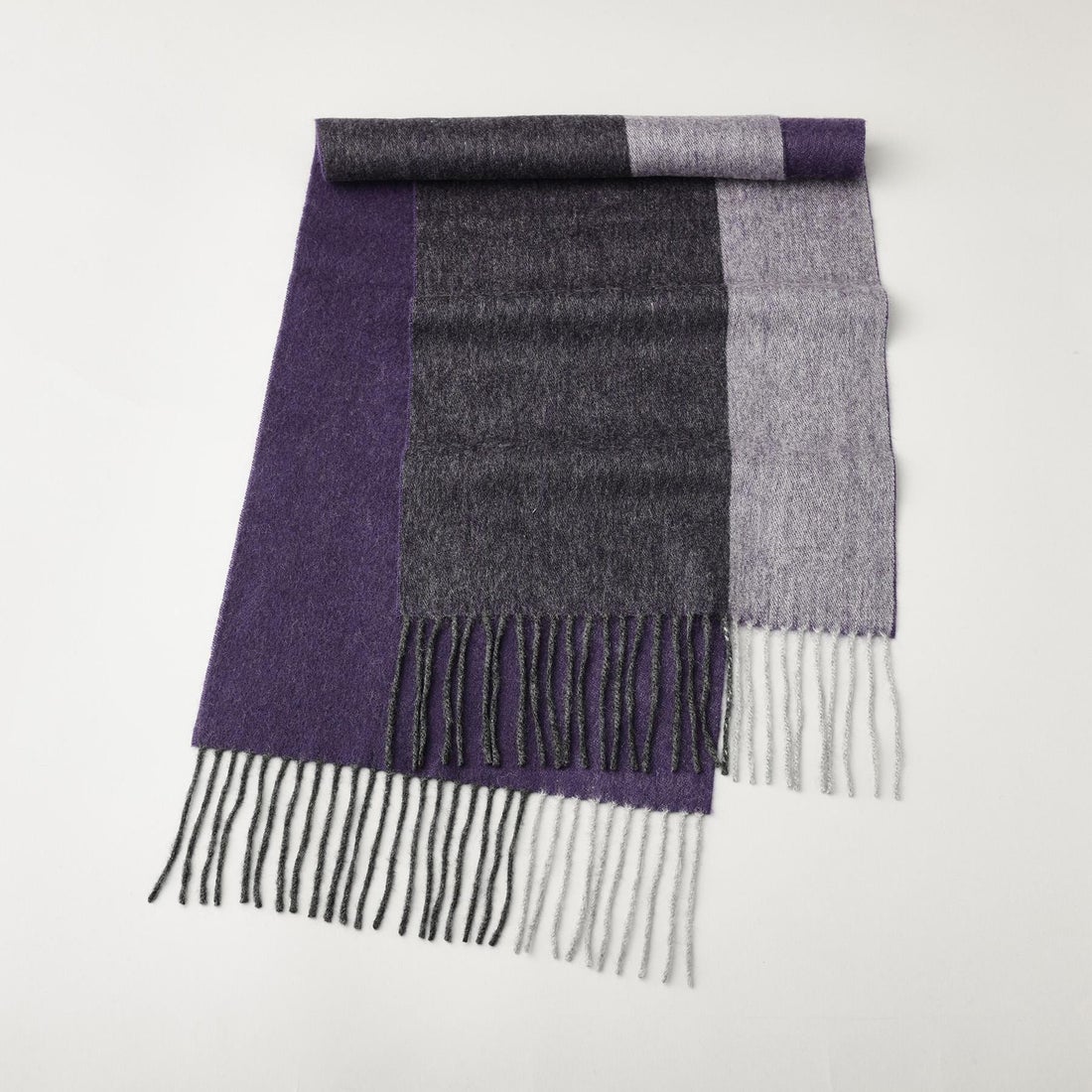 タケオキクチ TAKEO KIKUCHI 【カシミヤ100%】パネル カシミヤマフラー